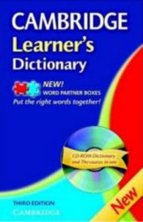 Cambridge Learner Dictionary - 3 ed with CD-ROM by Unknown