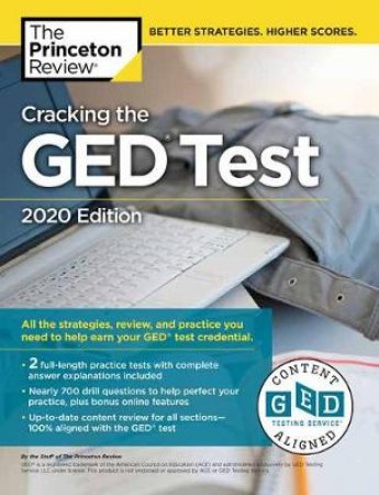 Cracking The Ged Test With 2 Practice Tests, 2020 Edition by Princeton Review