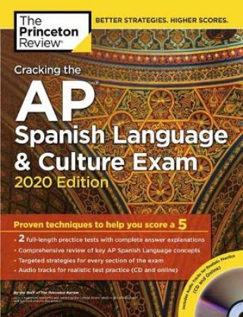 Cracking the AP Spanish Language & Culture Exam with Audio CD, 2020 Edition by The Princeton Review