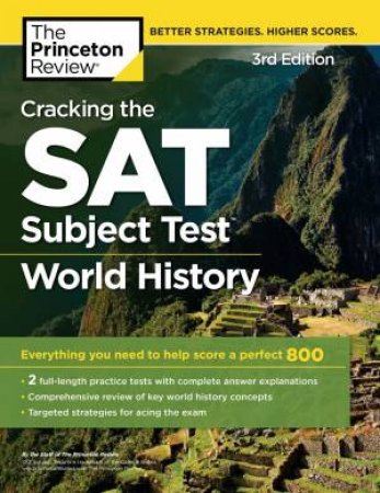 Princeton Review SAT Subject Test World History Prep, 3rd Edition by Various