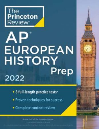 Princeton Review AP European History Prep, 2022 by Various