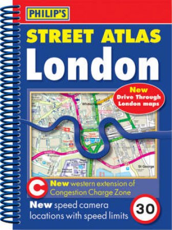 London Pocket Spiral Street Atlas by Philips