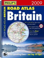 Philips Britain Road Atlas 2009 A3 Spiral