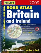 Philips Road Atlas Britain Ireland 2009 A4 Spiral