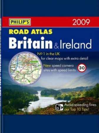 Philip's Road Atlas Britain Ireland 2009 cased by Philips