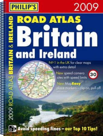 Philip's Road Atlas Britain Ireland A3 09 Spiral by Philip's