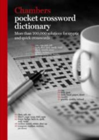 Pocket Crossword Dictionary by Chambers