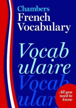 Chambers French Vocabulary by Chambers