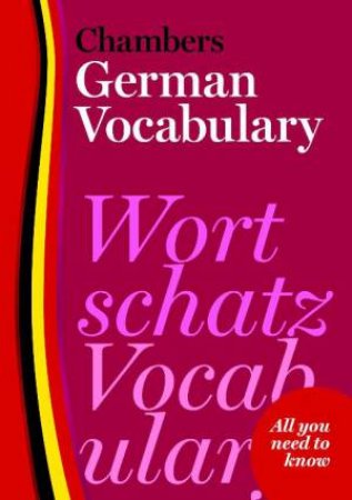 Chambers German Vocabulary by Chambers