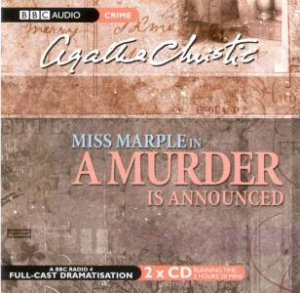 Murder Is Announced  2xcd by Agatha Christie