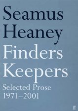 Finders Keepers Selected Prose 1971  2001