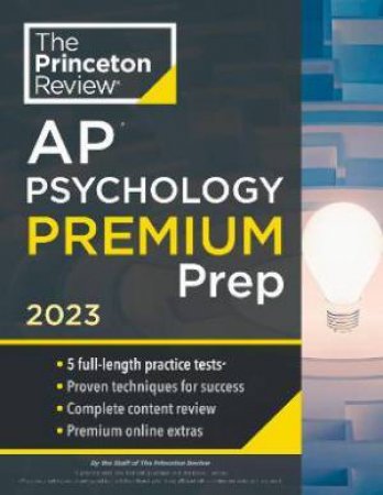 Princeton Review AP Psychology Premium Prep, 2023 by Various