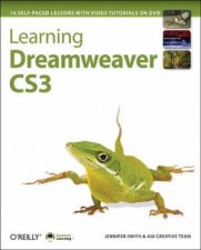 Learning Dreamweaver CS3  Book  DVD