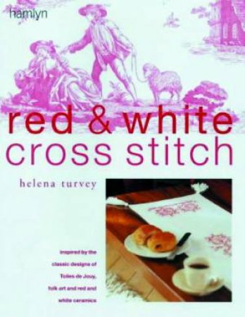 Red & White Cross Stitch by Helena Turvey