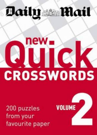 New Quick Crosswords Volume 2 by Mail Daily