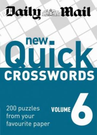 New Quick Crosswords, Vol 6 by Various