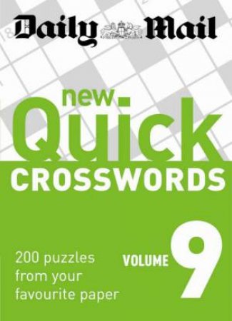 Daily Mail New Quick Crosswords Volume Nine by Various