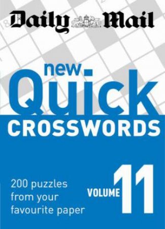 New Quick Crosswords Volume 11 by Various