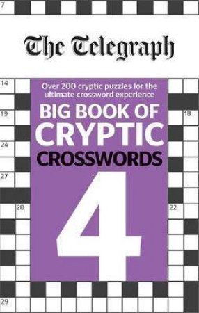 The Telegraph Big Book Of Cryptic Crosswords 4 by Various