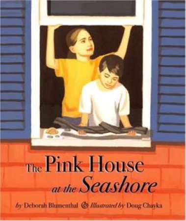 Pink House at the Seashore by BLUMENTHAL DEBORAH