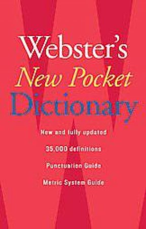 Webster's New Pocket Dictionary by Various