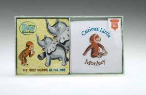 Curious Baby My First Words at the Zoo Gift Set (curious George Book & T-shirt) by REY H.A.