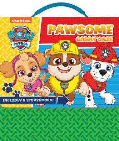 PAW Patrol Pawsome 6-book Carry Case by Lake Press