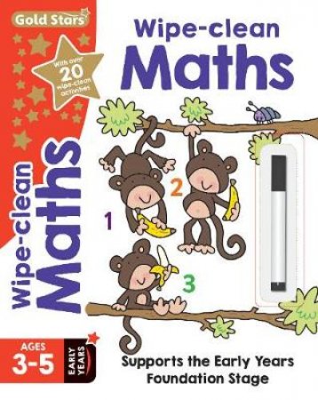 Gold Stars Wipe Clean Workbook: Maths by Lake Press