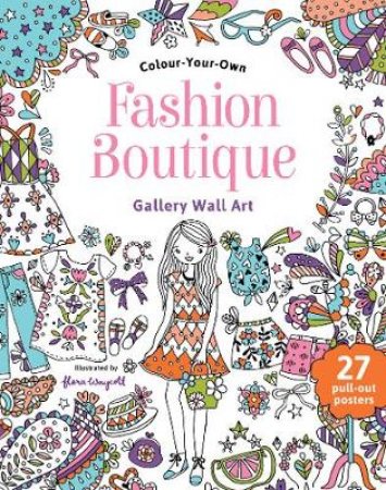 Colour Your Own Gallery Wall Art Fashion Boutique by Lake Press