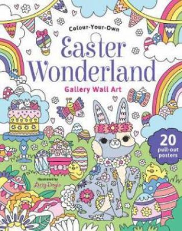 Colour Your Own Easter Wonderland Gallery Wall Art by Various