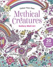 Colour Your Own Mythical Creatures Gallery Wall Art