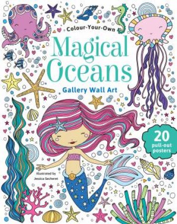 Colour Your Own Magical Oceans Gallery Wall Art by Various