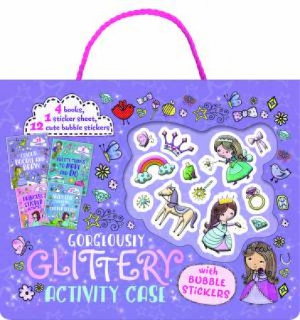 Gorgeous Glittery Activity Case With Bubble Stickers by Various