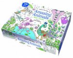 Colour Your Own Amazing Animals Book  Puzzle