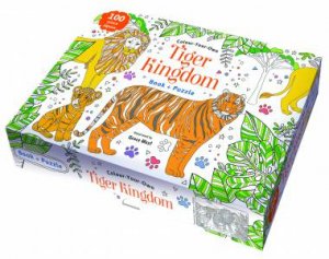 Colour Your Own Tiger Kingdom Book + Puzzle by Various