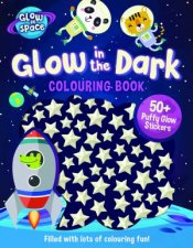 Glow In The Dark Colouring Book With Puffy Glow Stickers