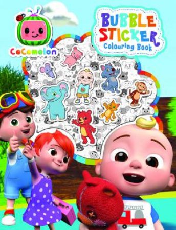 CoComelon Bubble Sticker Colouring Book by Various