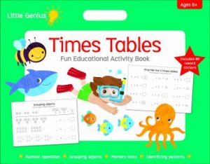 Little Genius Fun Educational Activity Book: Times Table by Various