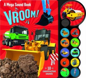 Large 10-Button Sound Book - Vroom by Various