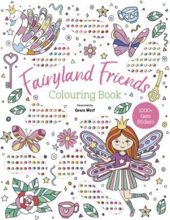 Gem Sticker Colouring Book - Fairyland Friends by Various