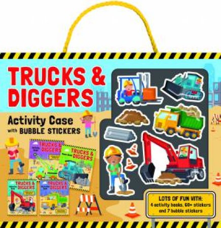 Trucks & Diggers - Bubble Sticker Activity Case by Various