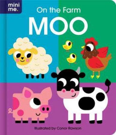 Mini Me Cased Board Book Moo by Conor Rawson