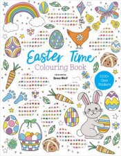 Gem Sticker Colouring Book  Easter