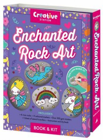 Creative Station - Book & Kit - Enchanted Rock Art by Lake Press