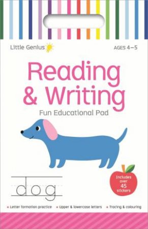 Little Genius Vol. 2 - Small Activity Pad - Reading & Writing by Lake Press