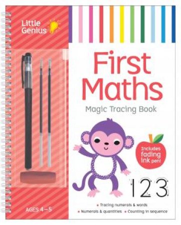 Little Genius Vol. 2 - Fading Ink Magic Tracing Book - First Maths by Various