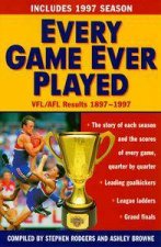 Every Game Ever Played VFLAFL Results 18971997