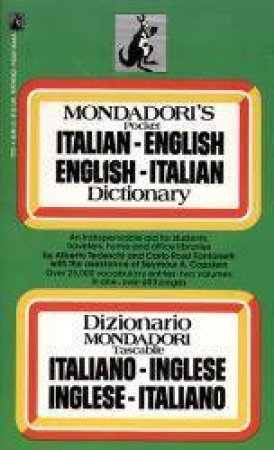 Mondadori's Italian English Pocket Dictionary by Carlo Fantonetti