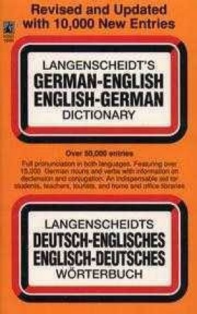 Langenscheidt's German-English Dictionary by Langenscheidt