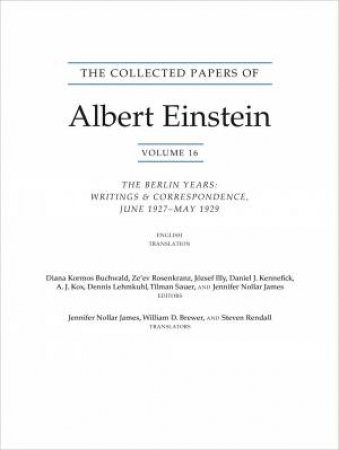 Collected Papers Of Albert Einstein, Volume 16 (Translation Supplement) by Professor Diana K. Buchwald & Albert Einstein